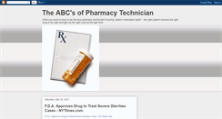 Desktop Screenshot of pharmtechabc.blogspot.com