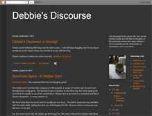 Tablet Screenshot of debbiesdiscourse.blogspot.com