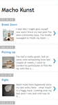 Mobile Screenshot of machogoose.blogspot.com