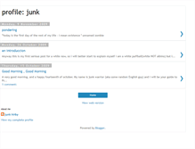 Tablet Screenshot of junkeater.blogspot.com