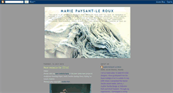 Desktop Screenshot of mariepaysant-leroux.blogspot.com