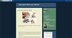 Desktop Screenshot of dineroxclickinternet.blogspot.com