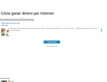 Tablet Screenshot of dineroxclickinternet.blogspot.com