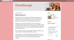 Desktop Screenshot of favoritrecept.blogspot.com