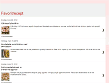 Tablet Screenshot of favoritrecept.blogspot.com