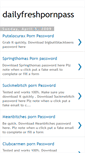 Mobile Screenshot of dailyfreshpornpassword.blogspot.com