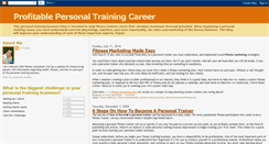 Desktop Screenshot of personaltrainingcareer.blogspot.com