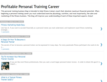 Tablet Screenshot of personaltrainingcareer.blogspot.com