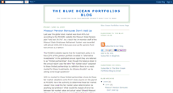 Desktop Screenshot of blueoceanportfolios.blogspot.com