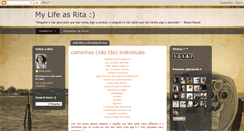 Desktop Screenshot of mylifeas-rita.blogspot.com