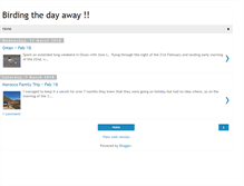 Tablet Screenshot of birdingthedayaway.blogspot.com