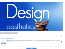 Tablet Screenshot of design-aesthetics.blogspot.com