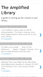 Mobile Screenshot of amplifiedlibrary.blogspot.com