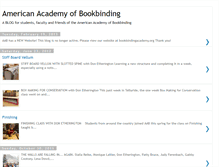 Tablet Screenshot of americanacademyofbookbinding.blogspot.com