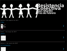 Tablet Screenshot of agrupacionresistenciacolectiva.blogspot.com