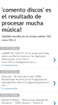 Mobile Screenshot of comentodiscos.blogspot.com
