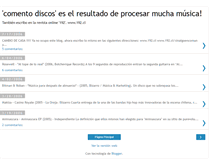 Tablet Screenshot of comentodiscos.blogspot.com