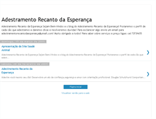 Tablet Screenshot of adestramentorecantodaesperana.blogspot.com