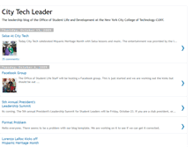 Tablet Screenshot of citytechleader.blogspot.com