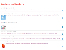 Tablet Screenshot of boutiquelesescaliers.blogspot.com