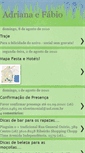 Mobile Screenshot of casamentoadrianaefabio.blogspot.com