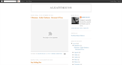 Desktop Screenshot of aleatoricos.blogspot.com