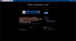 Desktop Screenshot of cesursesli.blogspot.com