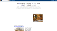 Desktop Screenshot of bestpinediningtable.blogspot.com
