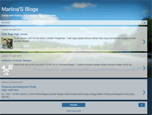 Tablet Screenshot of marlinasulistianingsih.blogspot.com