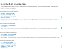 Tablet Screenshot of informedoninformation.blogspot.com