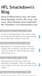 Mobile Screenshot of nflsmackdown.blogspot.com