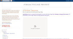 Desktop Screenshot of jubileevillageproject.blogspot.com