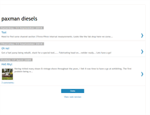Tablet Screenshot of paxmandiesels.blogspot.com