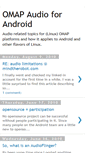 Mobile Screenshot of androidaudio.blogspot.com