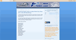 Desktop Screenshot of iplchennaisuperkings.blogspot.com