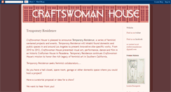 Desktop Screenshot of craftswomanhouse.blogspot.com