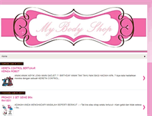 Tablet Screenshot of mybodyshop.blogspot.com