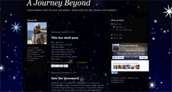 Desktop Screenshot of a-journey-beyond.blogspot.com