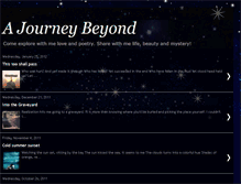 Tablet Screenshot of a-journey-beyond.blogspot.com