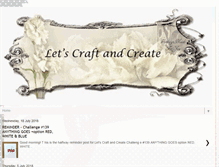 Tablet Screenshot of letscreatechallenges.blogspot.com