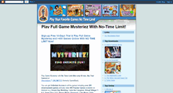 Desktop Screenshot of gamemysteriez.blogspot.com