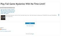Tablet Screenshot of gamemysteriez.blogspot.com