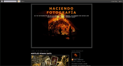 Desktop Screenshot of haciendofotografia.blogspot.com