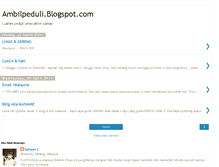 Tablet Screenshot of ambilpeduli.blogspot.com