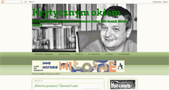 Desktop Screenshot of krytycznymokiem.blogspot.com