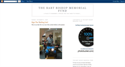 Desktop Screenshot of bartbishopmemorialfund.blogspot.com