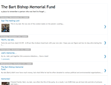 Tablet Screenshot of bartbishopmemorialfund.blogspot.com