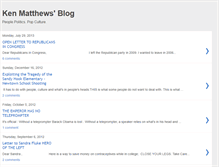 Tablet Screenshot of kenmatthewsblog.blogspot.com