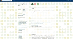 Desktop Screenshot of learninghowtodive.blogspot.com