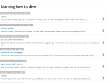 Tablet Screenshot of learninghowtodive.blogspot.com
